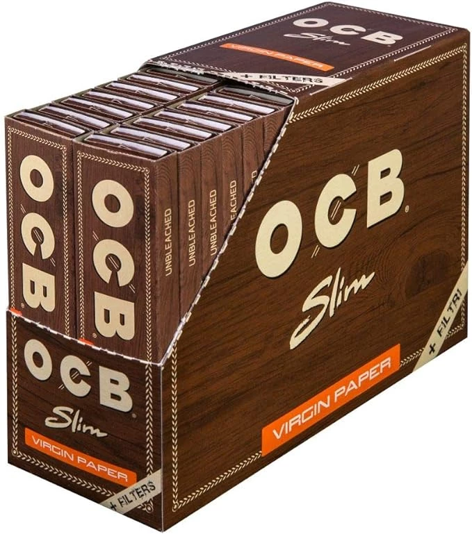 OCB marron slim cartonnés  X32